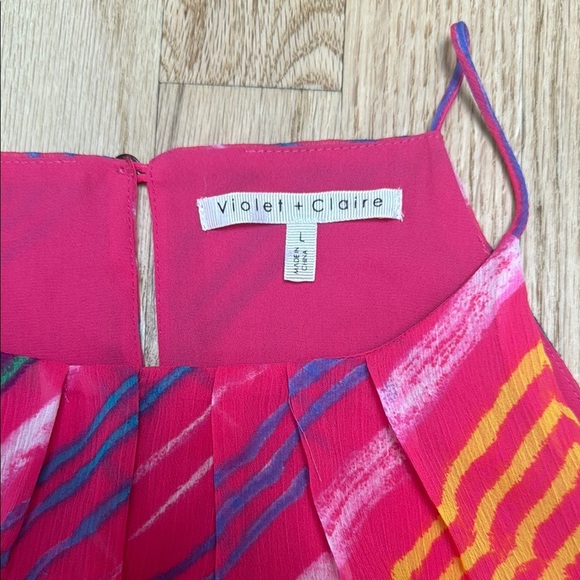 Violet & Claire Hot Pink Cami - Picture 2 of 3